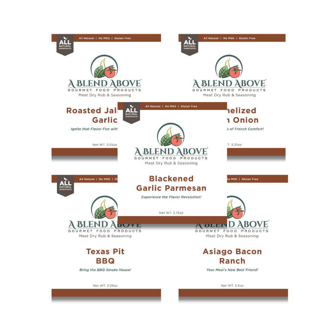 Seasoning Rubs 5 pack