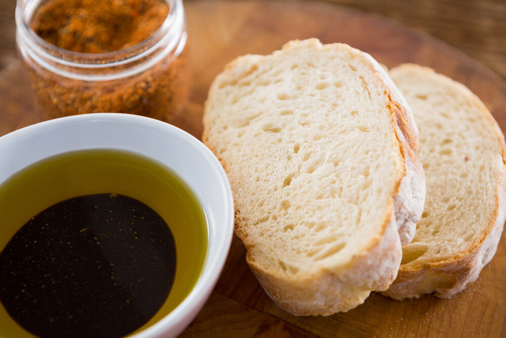 Balsamic Spinach Parmesan Oil Mix