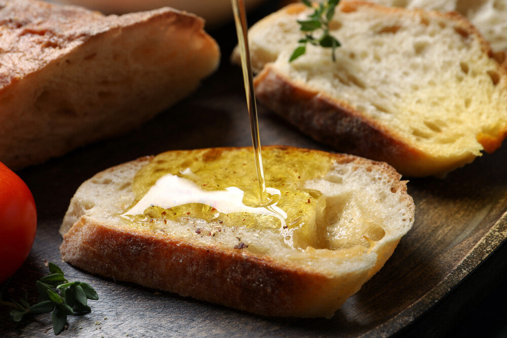 Balsamic Spinach Parmesan Oil Mix