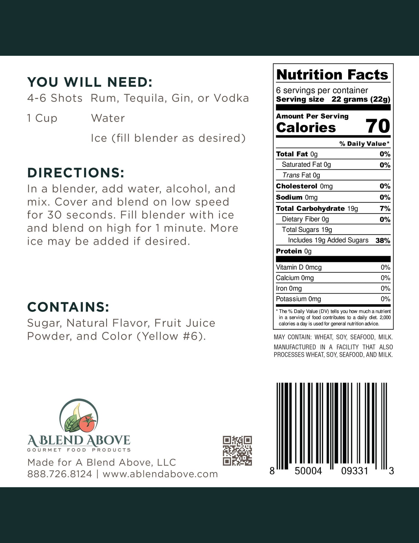 Peach Bellini Drink Mix