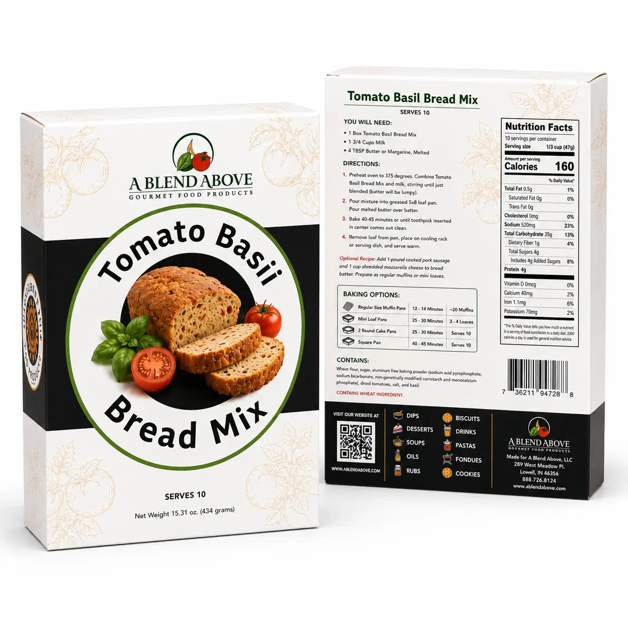Tomato Basil Bread Mix