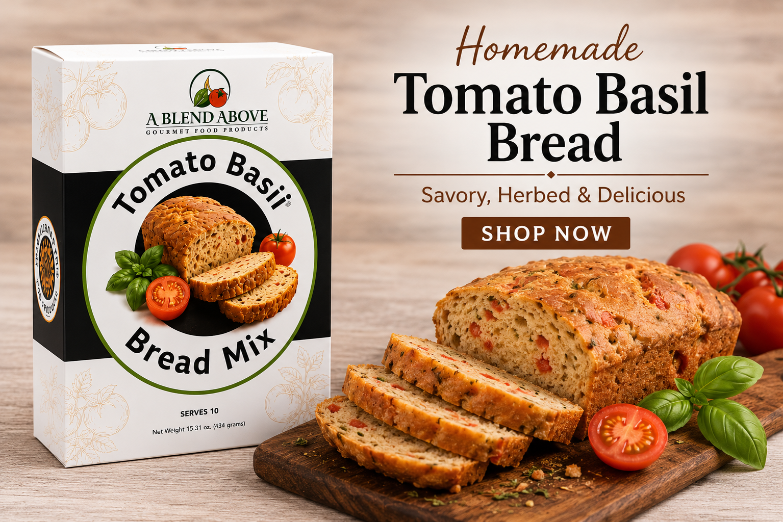 Tomato Basil Bread Mix