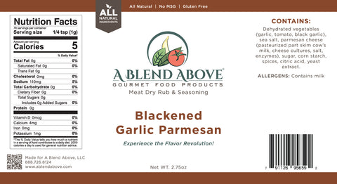 Blackened Garlic Parmesan Spice Rub