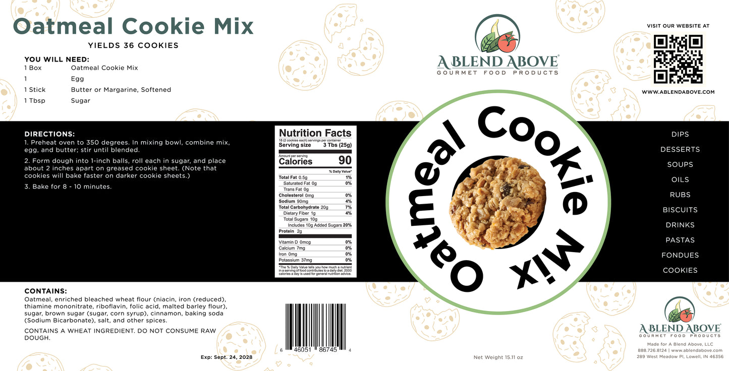 Oatmeal Cookie Mix