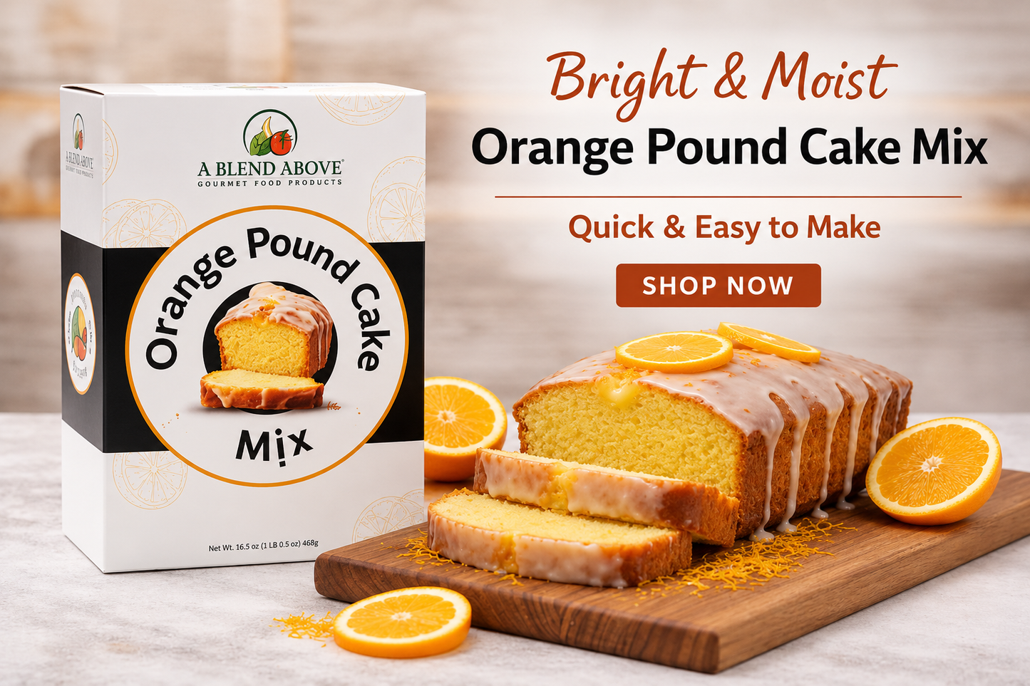 Orange Pound Cake Mix