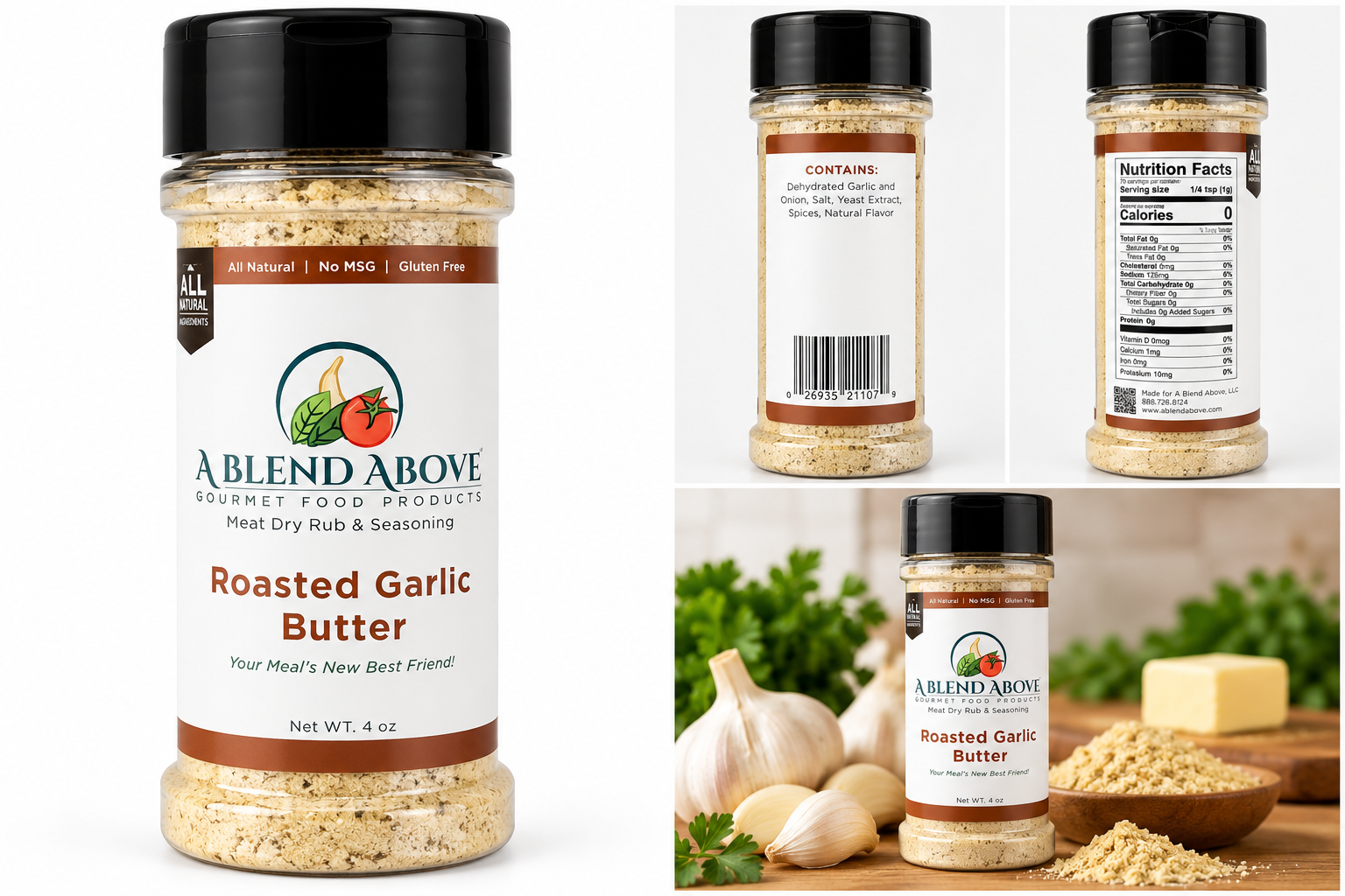 Roasted Garlic Butter Rub