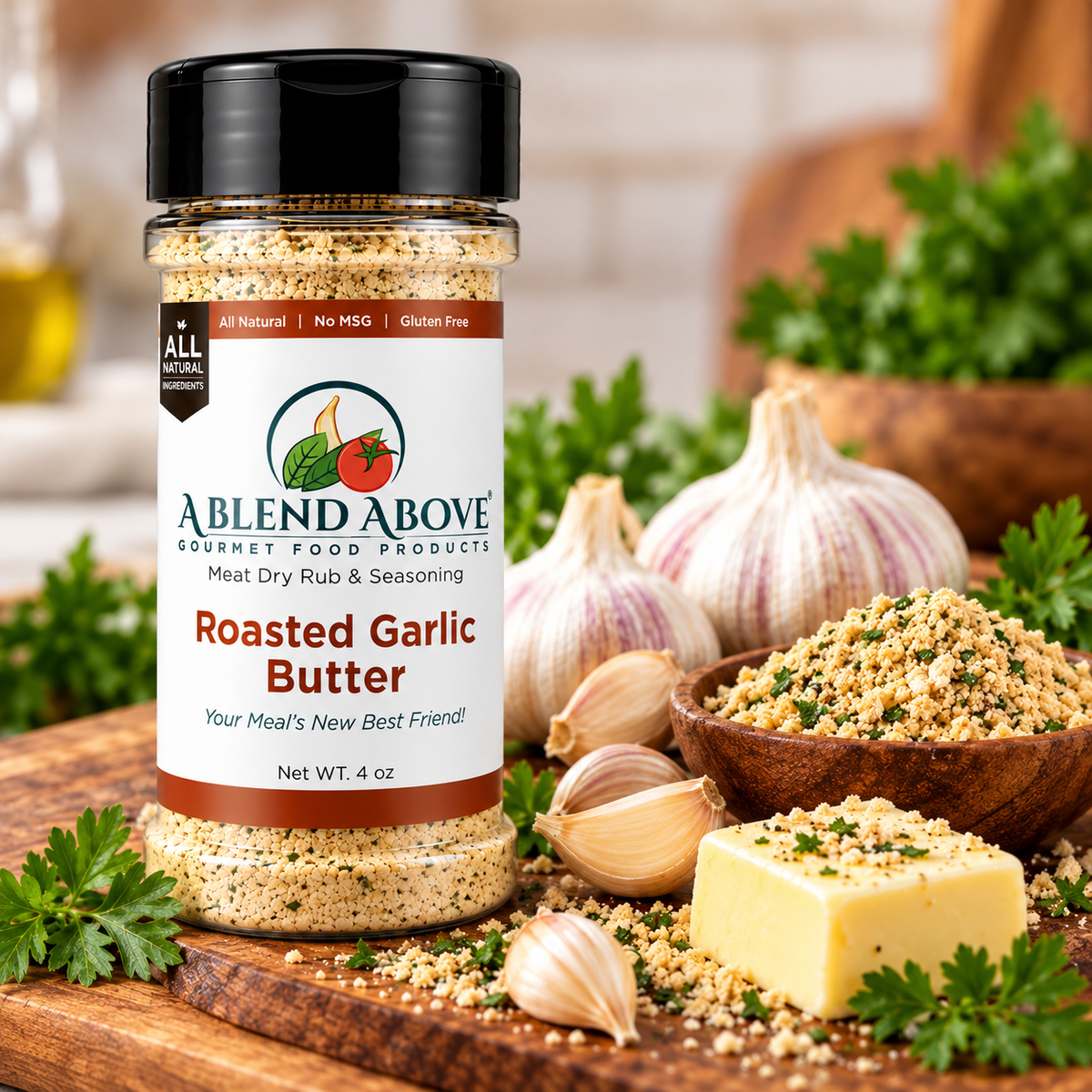Roasted Garlic Butter Rub