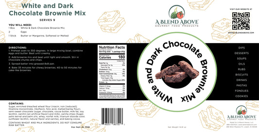 White and Dark Chocolate Brownie Mix