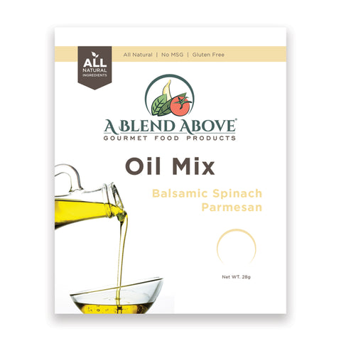 Balsamic Spinach Parmesan Oil Mix