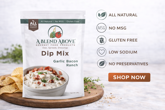 Garlic Ranch Dip Mix Ranch Dip Mixes – A Blend Above Fundraising
