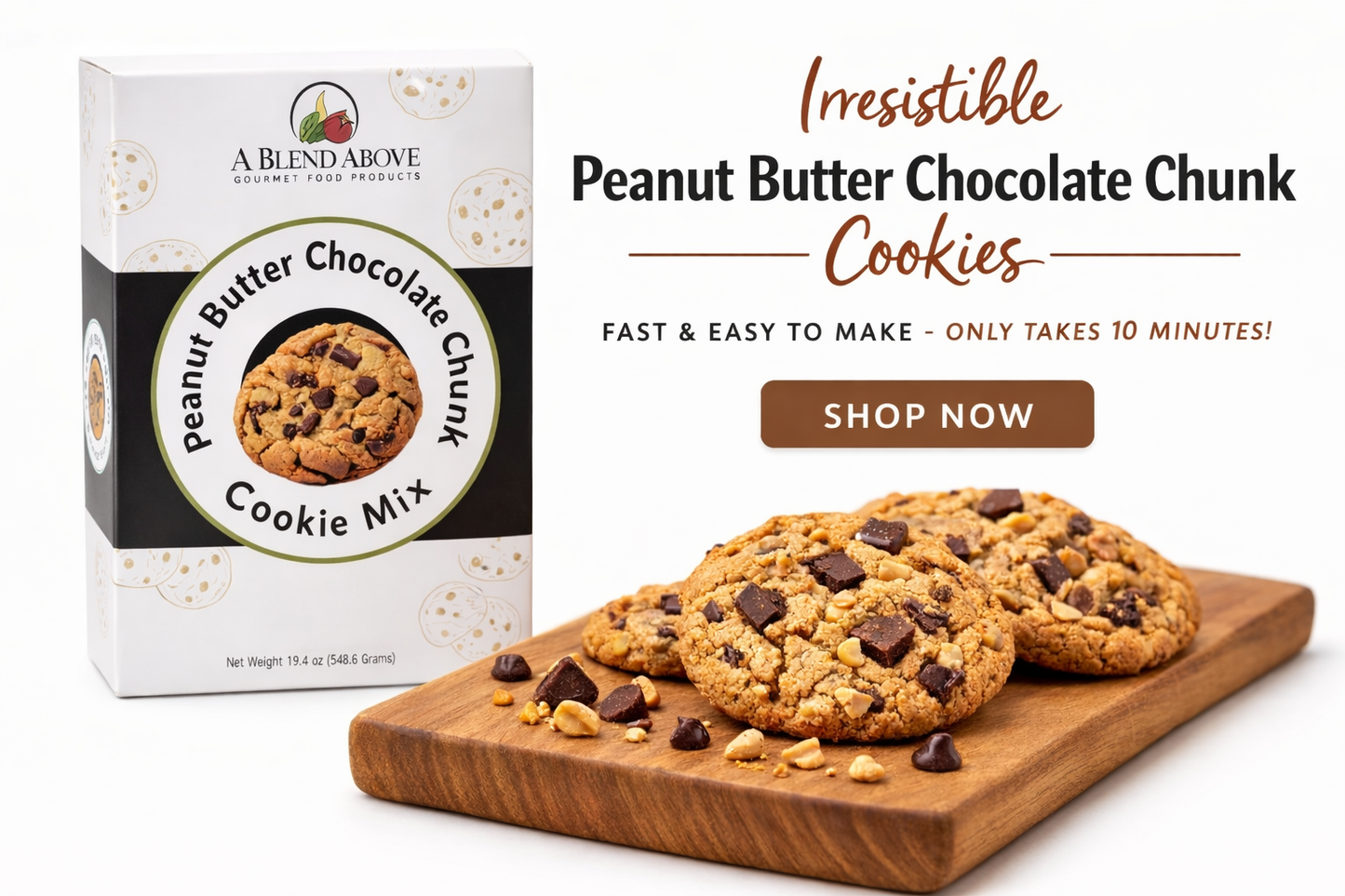 Peanut Butter Chocolate Chunk Cookie Mix