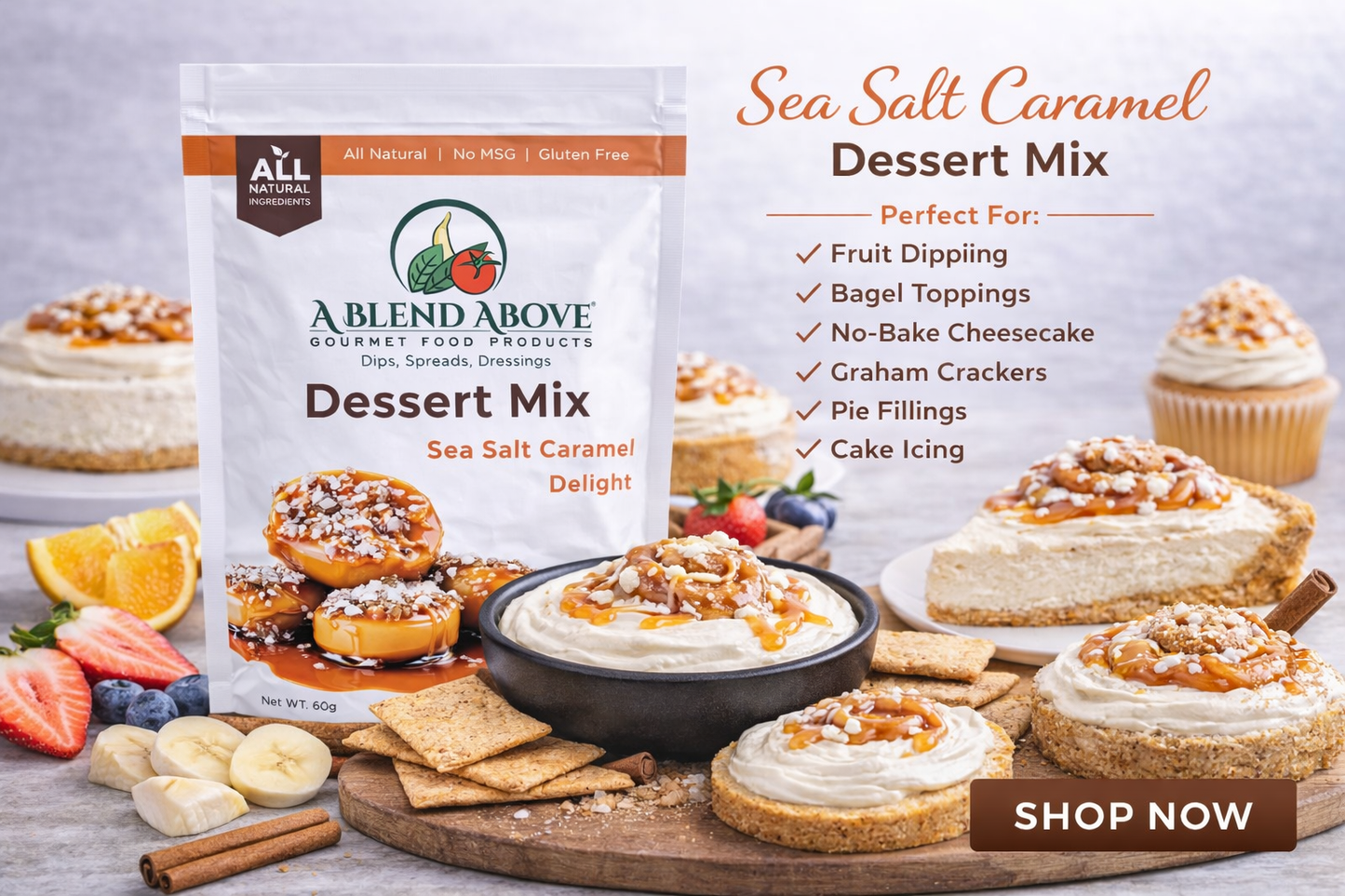 Sea Salt Caramel Delight Dessert Mix