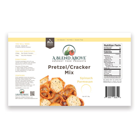 Spinach Parmesan Pretzel/Cracker Mix