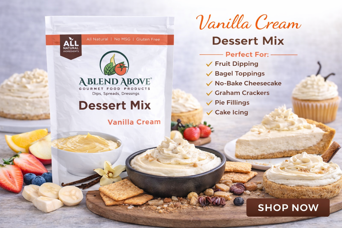 Vanilla Cream Dessert Mix